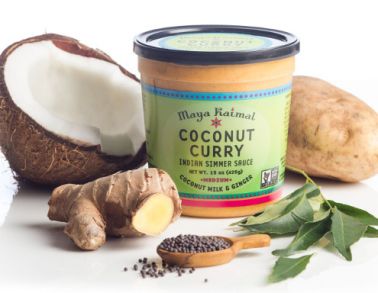 Maya Kaimal Coconut Curry, Launchpad Group branding and packaging experts